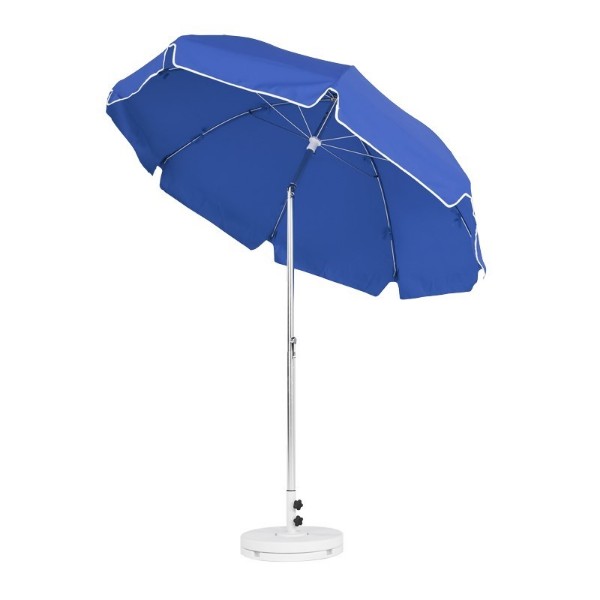 Picture of 7.5 Ft. Crank Market Style Patio Umbrella with Steel Ribs - Marine Grade Fabric
