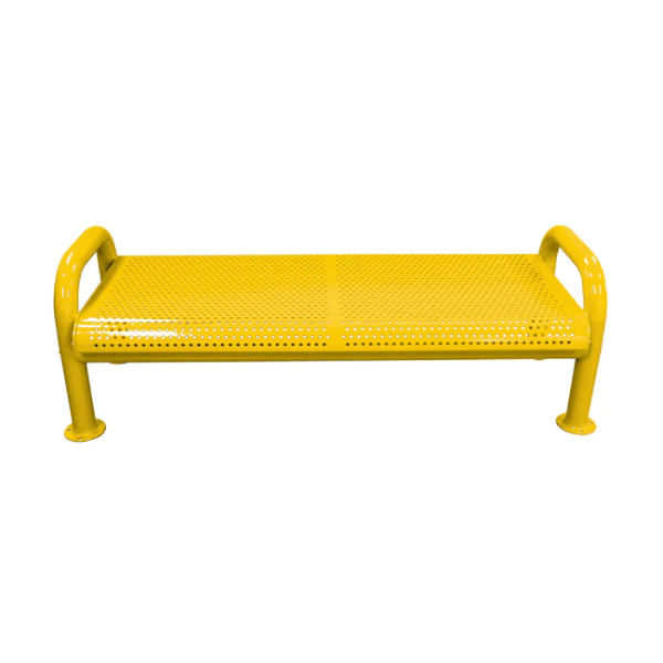 Perforated Park Bench Without Back	
