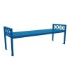 Biscayne Powder Coated Steel Bench without Back