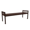 Biscayne Powder Coated Steel Bench without Back