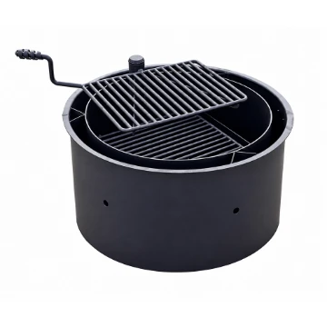 Wheelchair Accessible Double-Walled Fire Ring For Campgrounds - 370 Sq. Inch Cooking Surface