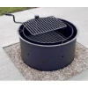 Wheelchair Accessible Double-Walled Fire Ring For Campgrounds - 370 Sq. Inch Cooking Surface2