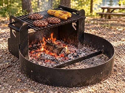Fire Ring Grill Components: A Guide for Parks & Campgrounds